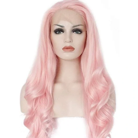 ?24” PINK BODY WAVY LACE FRONT WIG? *NWT*
??? Amazon.com : Pink Lace Front Wigs for Women Long Wavy  main image 2
